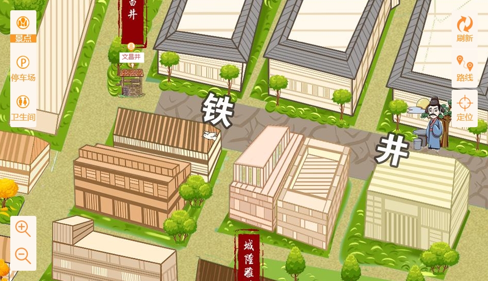 信丰智慧景区：手绘地图与语音导览的完美融合